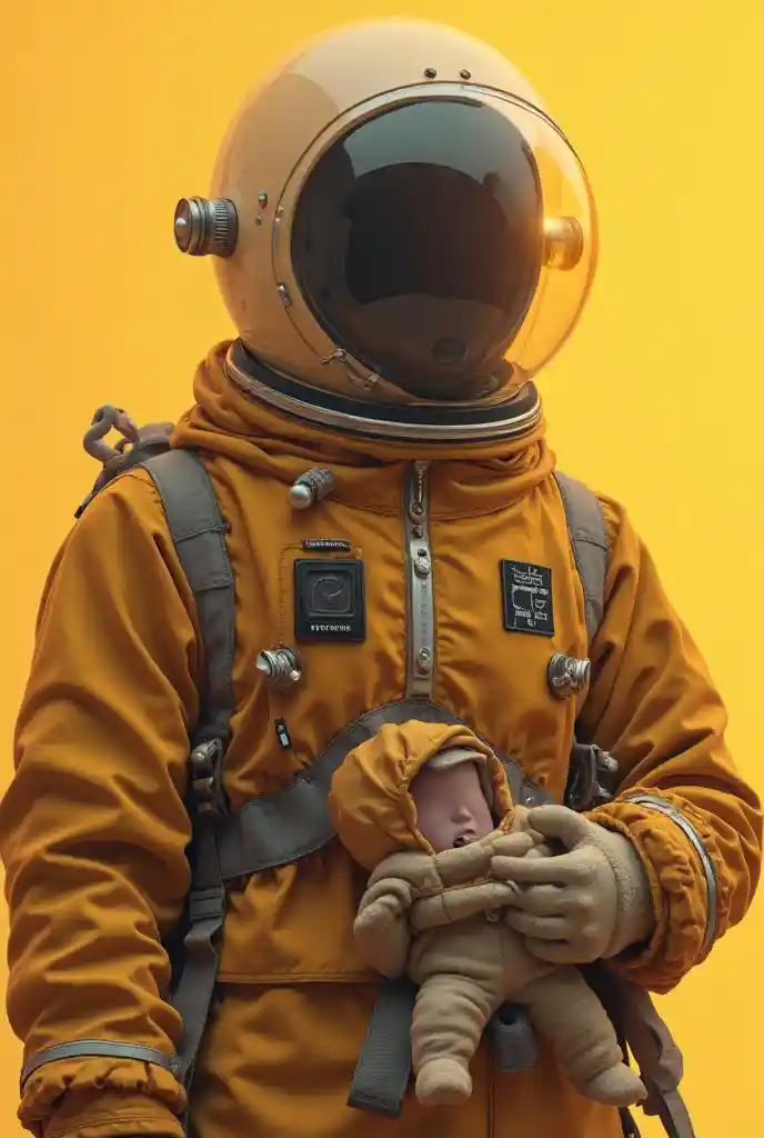 Picha ya Familia ya Mavazi ya Angani