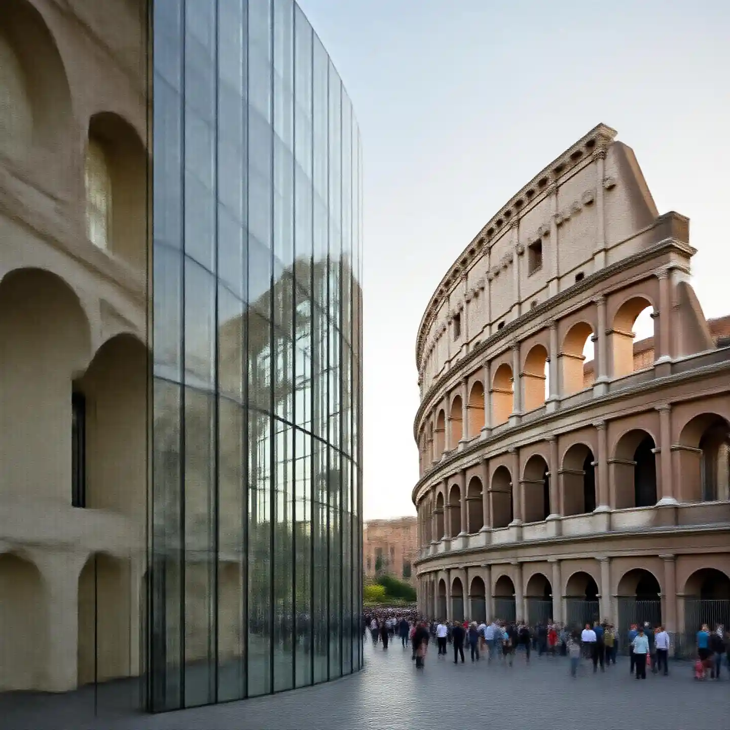 Colosseum Glass Façade