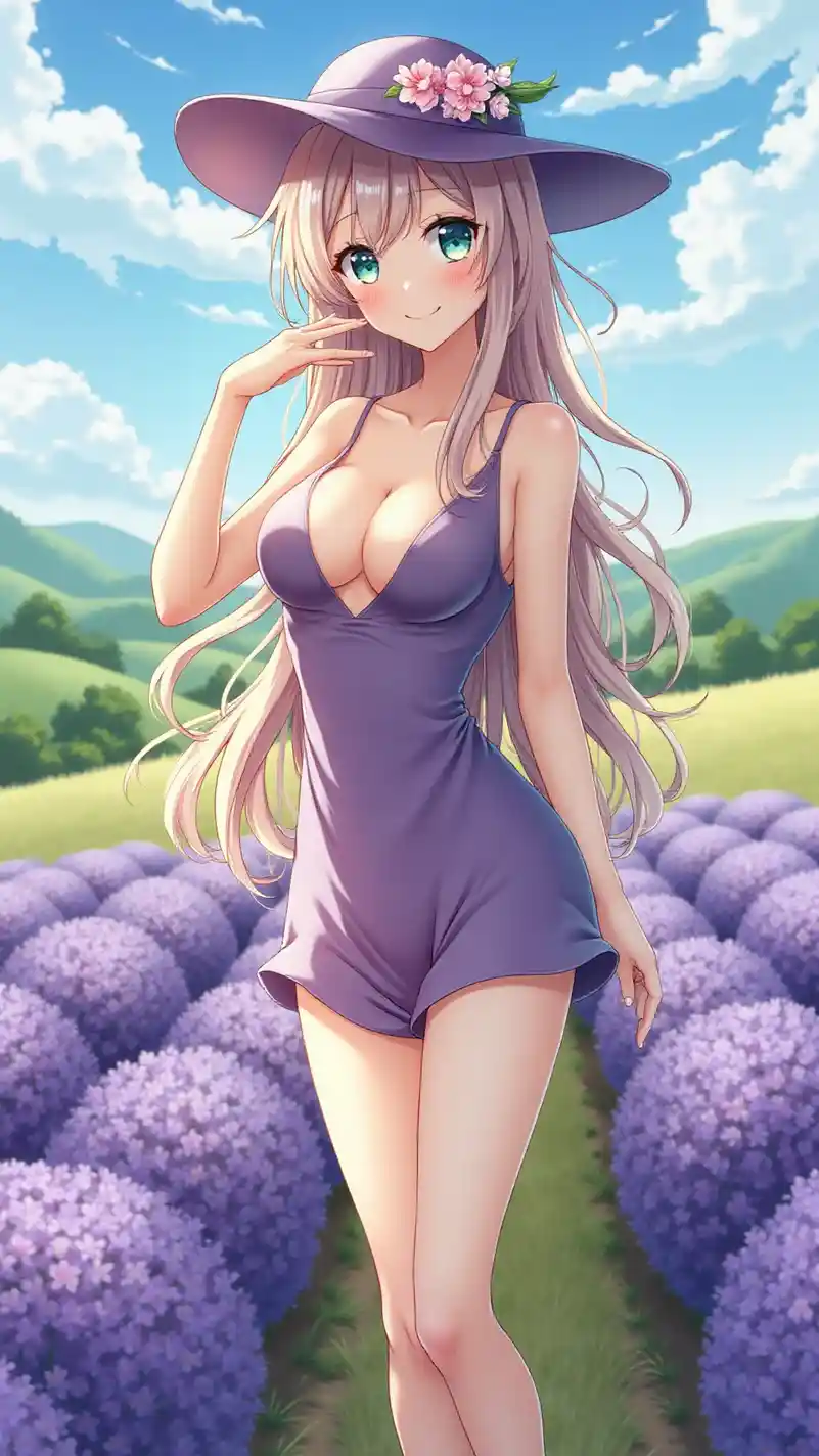 Аниме " Красавица лаванды "