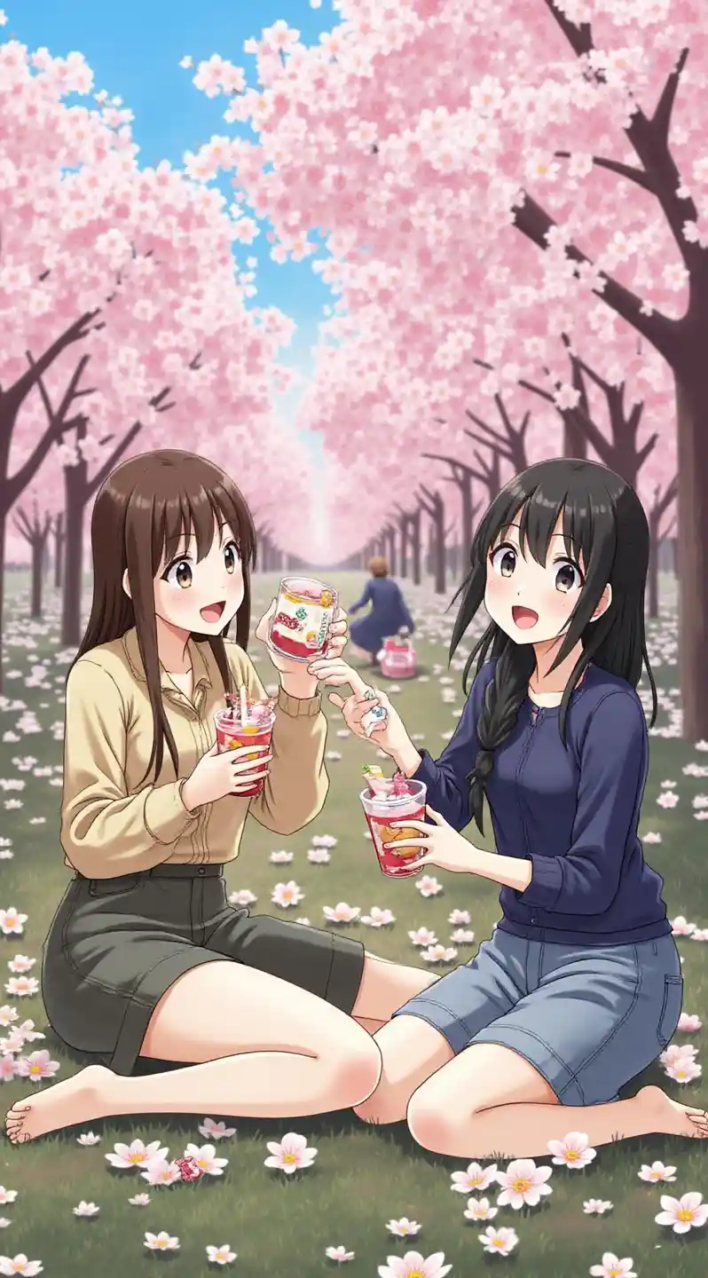 Pikiniki ya Maua ya Cherry