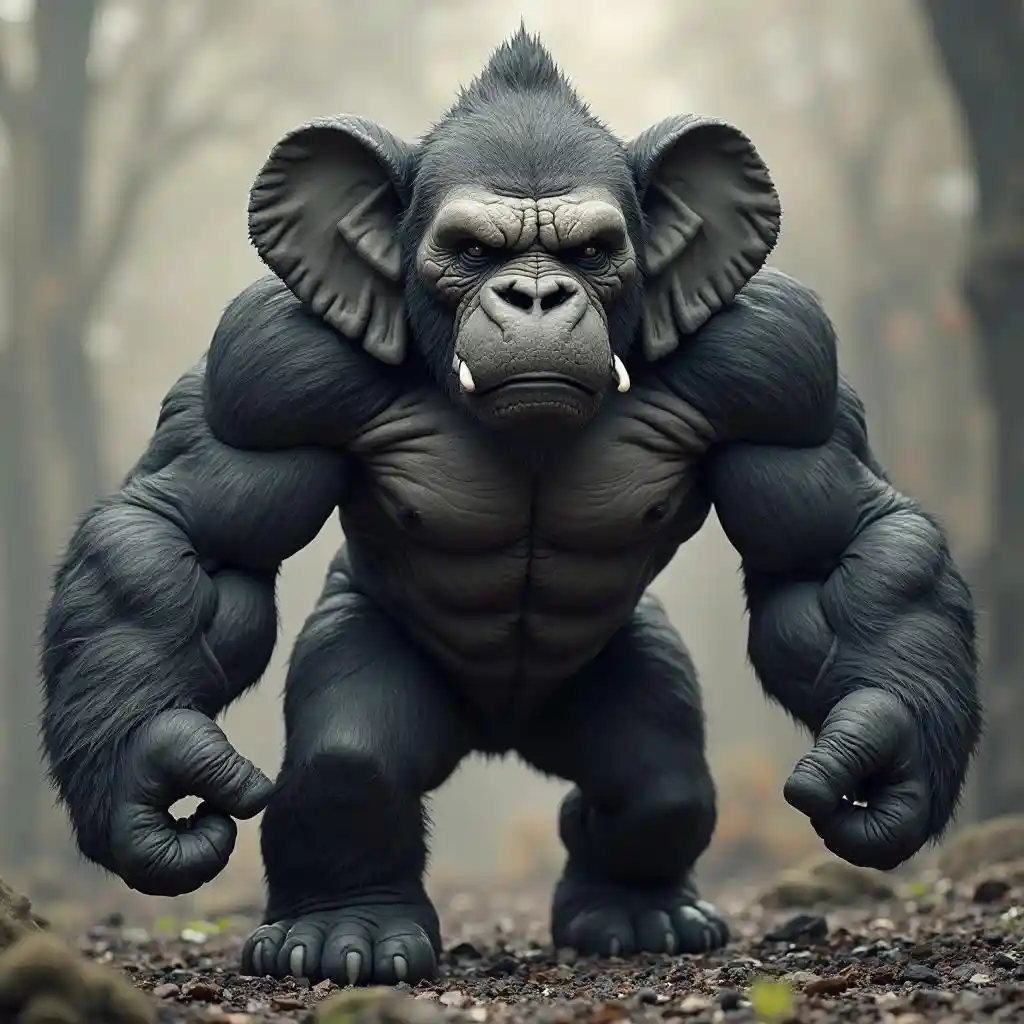 Elephant Gorilla Fusion