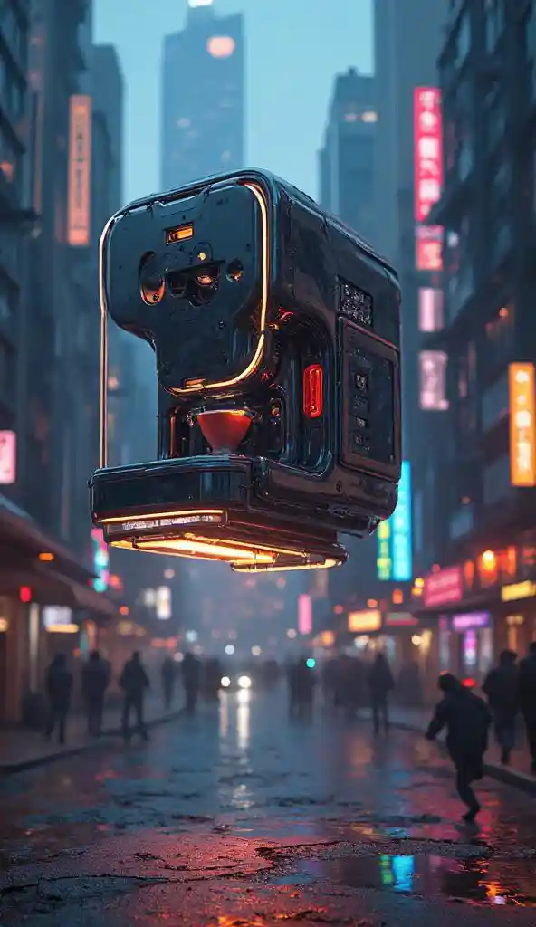 Neon mashine ya kahawa