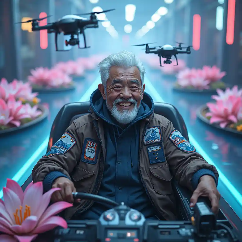 ウェブホバーボートの船長