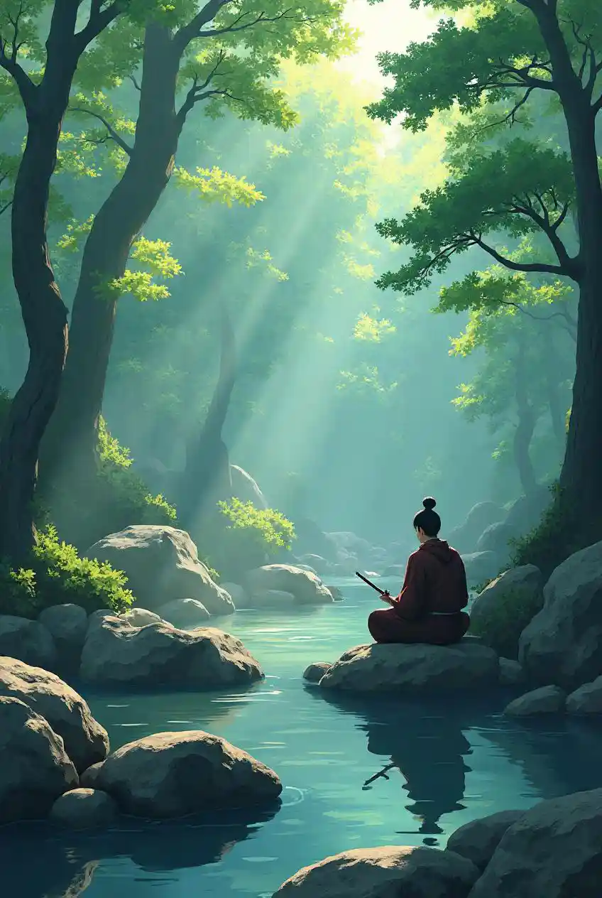 Serene Samurai Anime