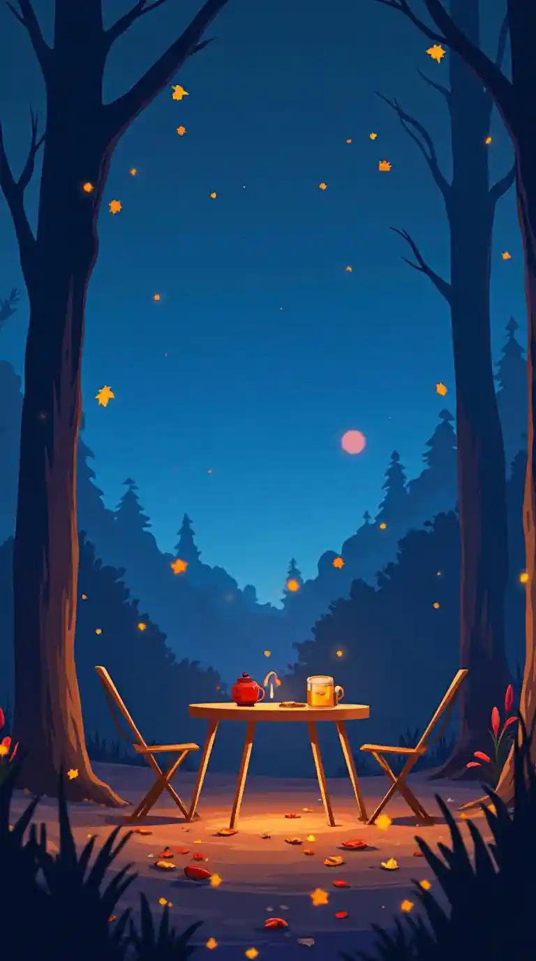 Autumn Camping Wallpaper