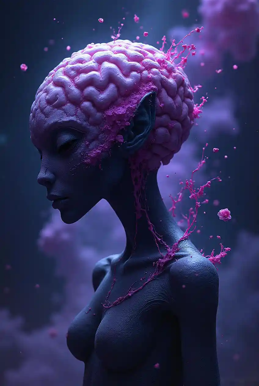 Alien Brain Art