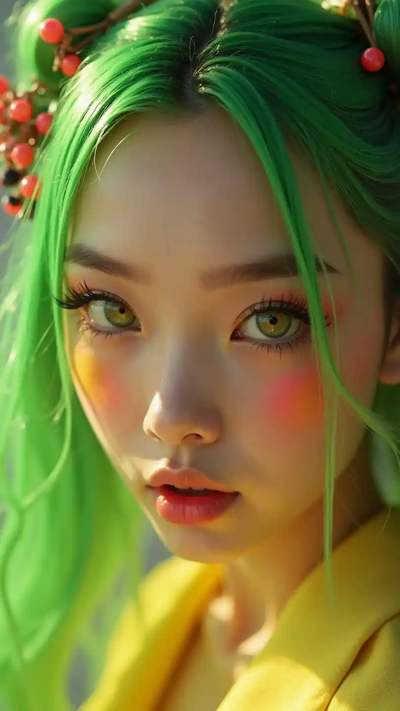 Picha ya Li Yenye Rangi Nyingi