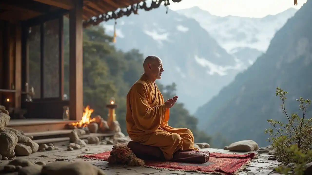 Медитация в храме