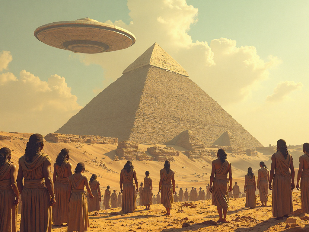 Pyramides et ovnis: Pharaon extraterrestre