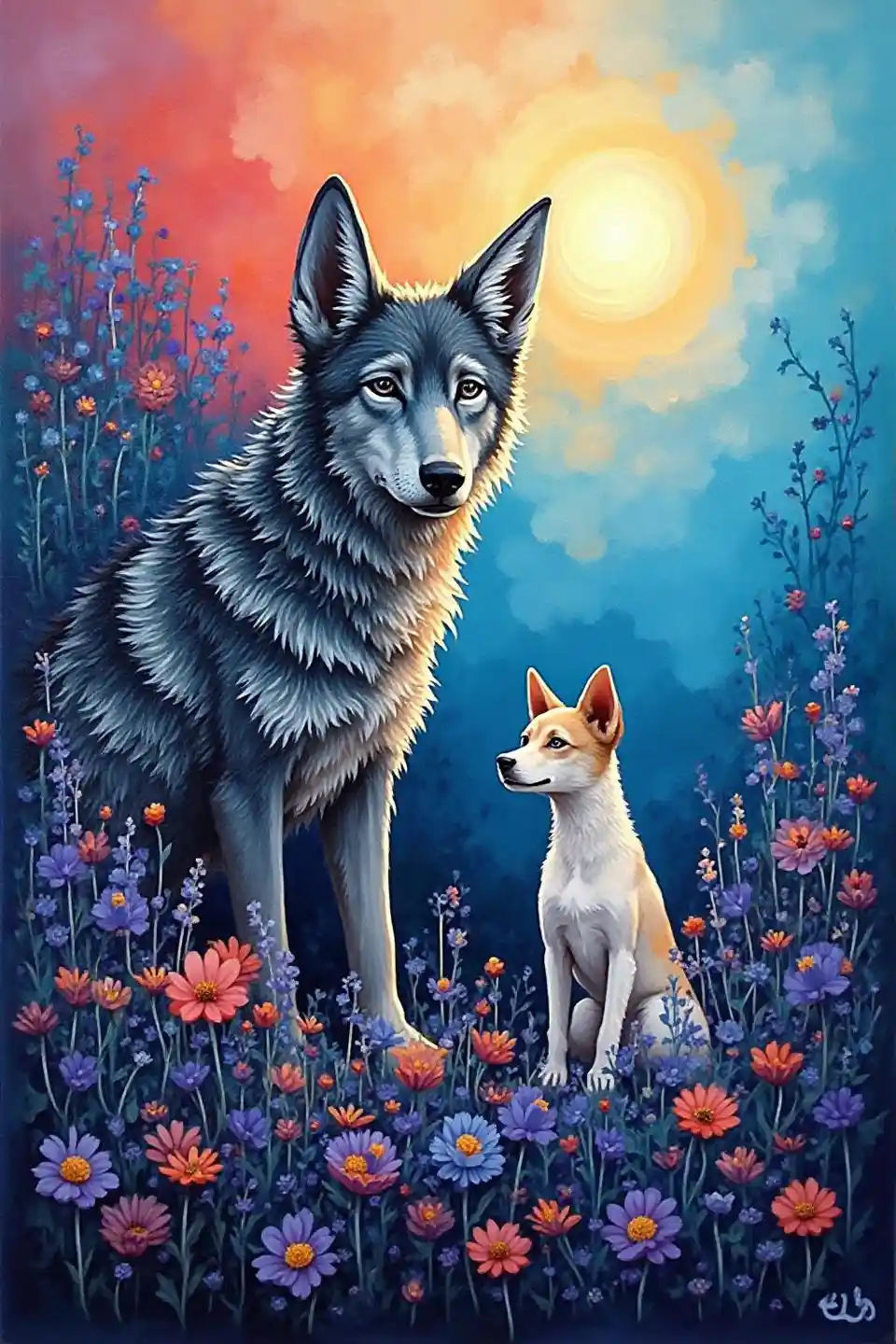 Maua ya porini Mbwa-mwitu