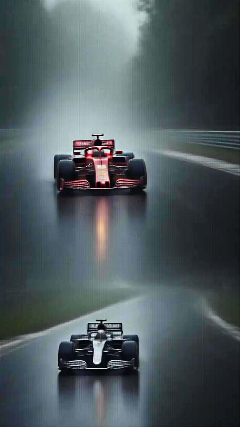 F1-lopp i regn