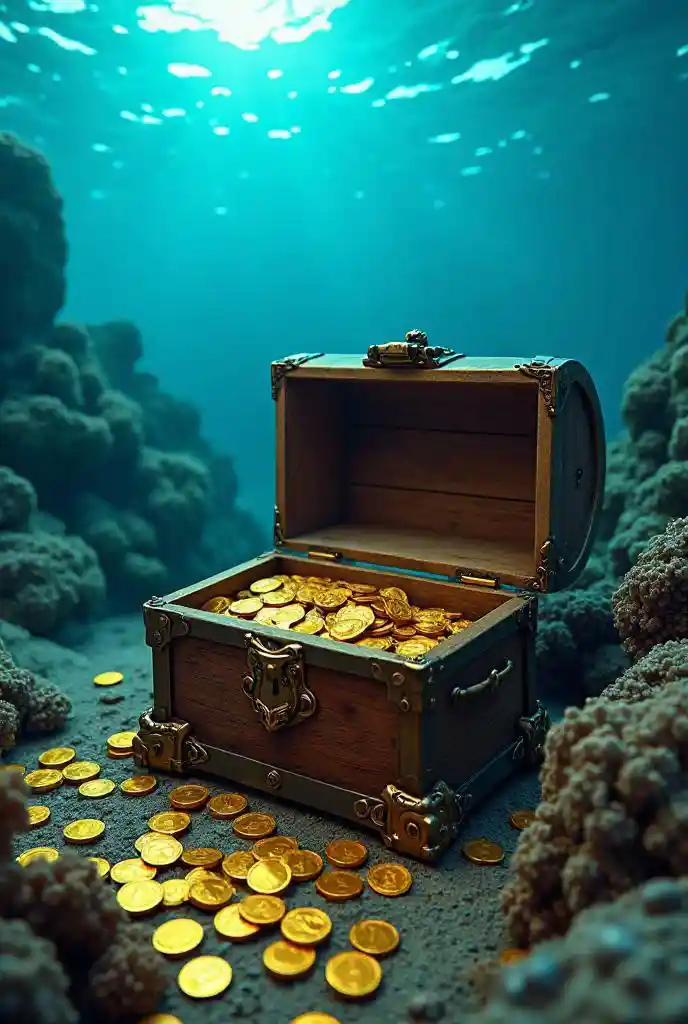 كنز تحت الماء