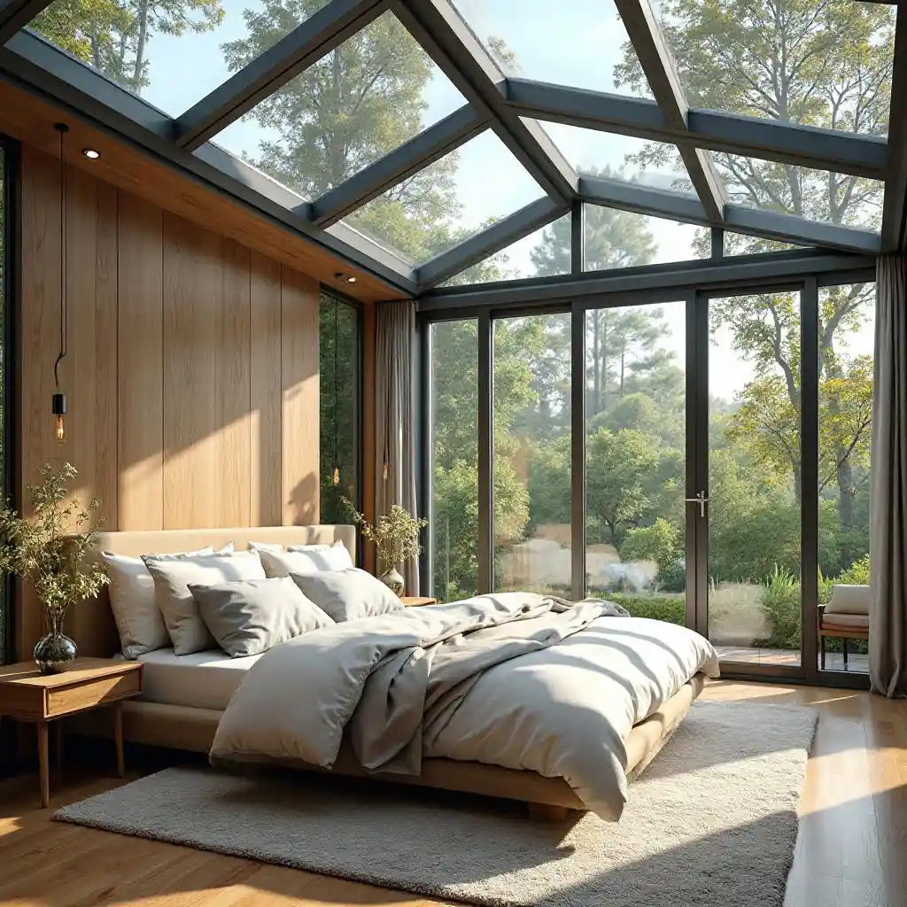 Glass Ceiling Bedroom