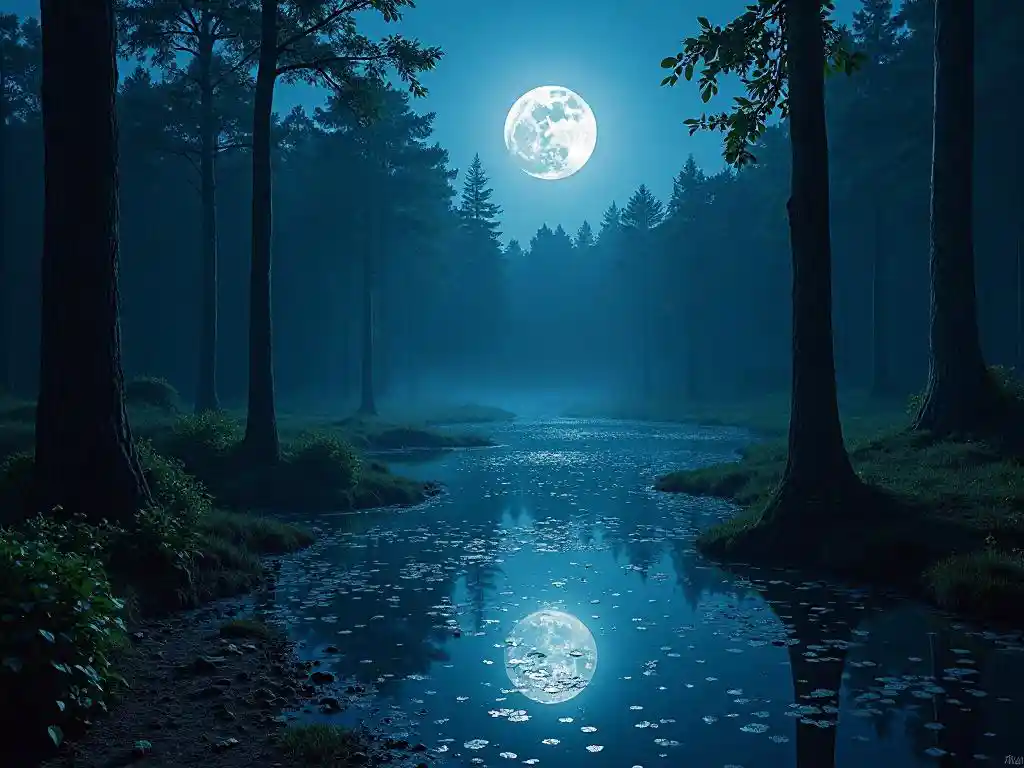 Moonlit Spring