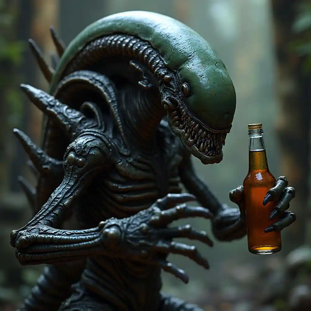 Xenomorph Beer Art