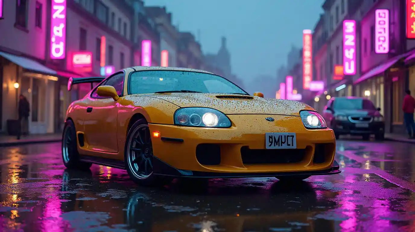 Cyberpunk Supra Scene