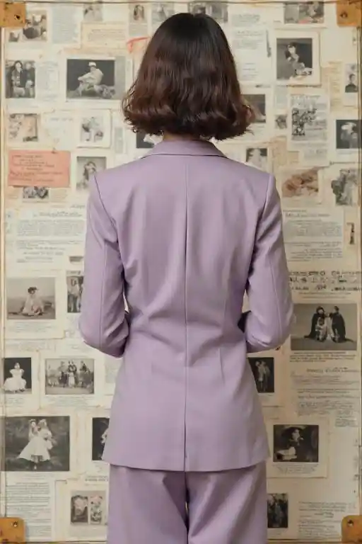 Collage de secrétariat rétro