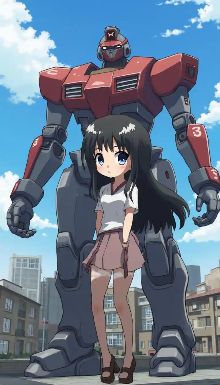 అమ్మాయి మరియు రోబోట్