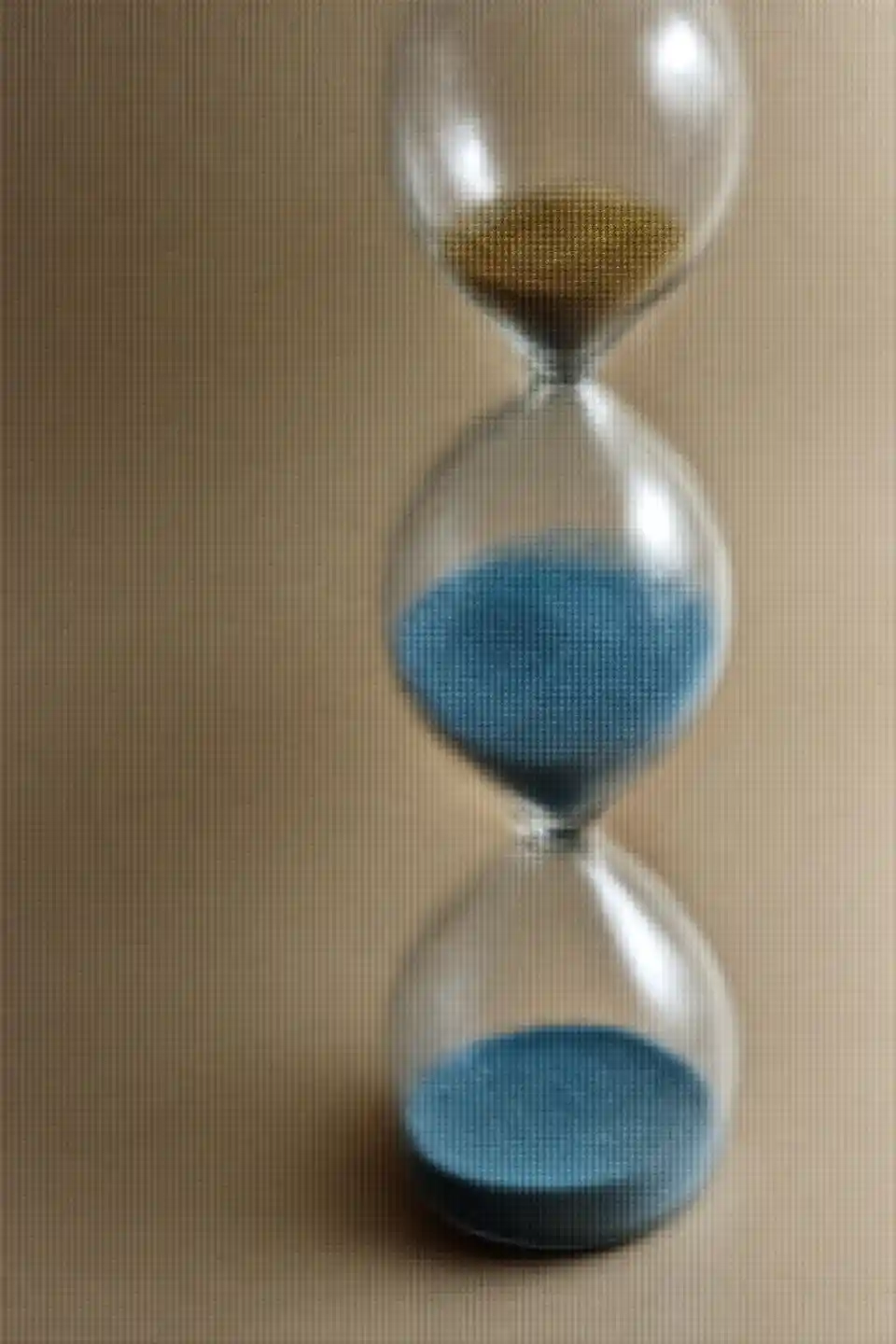 Blue Sand Hourglass