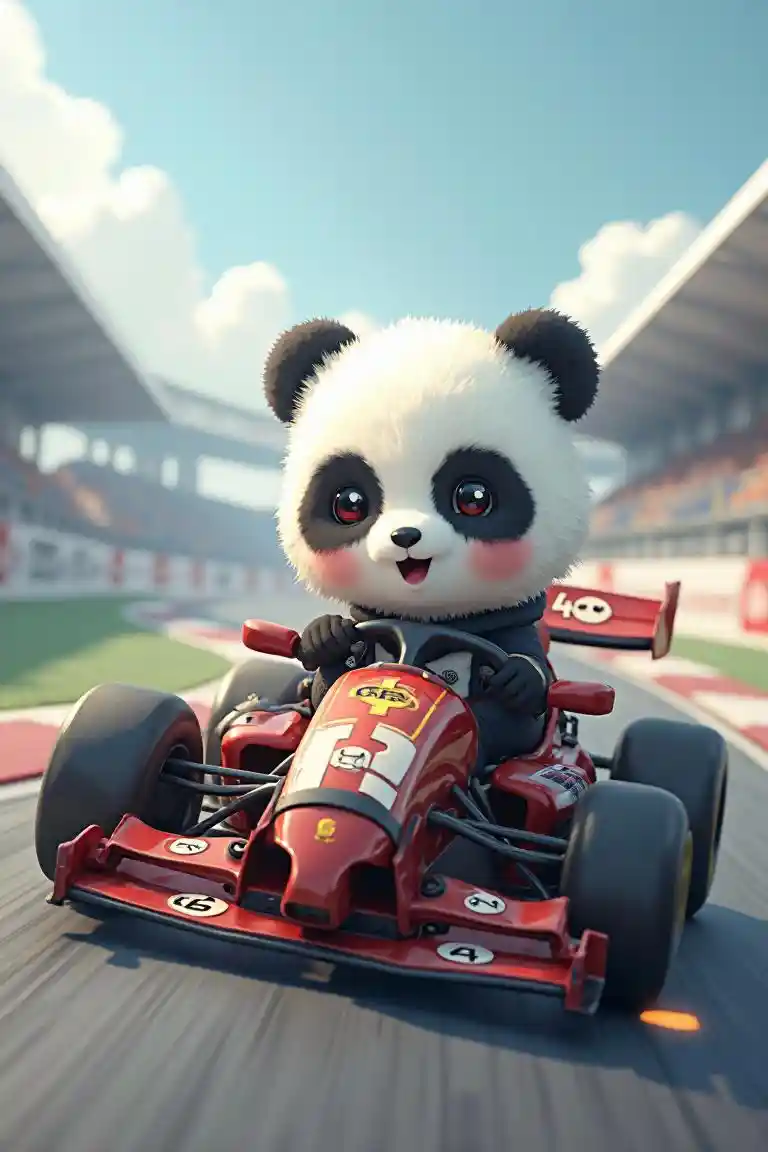 Chibi Panda Racer