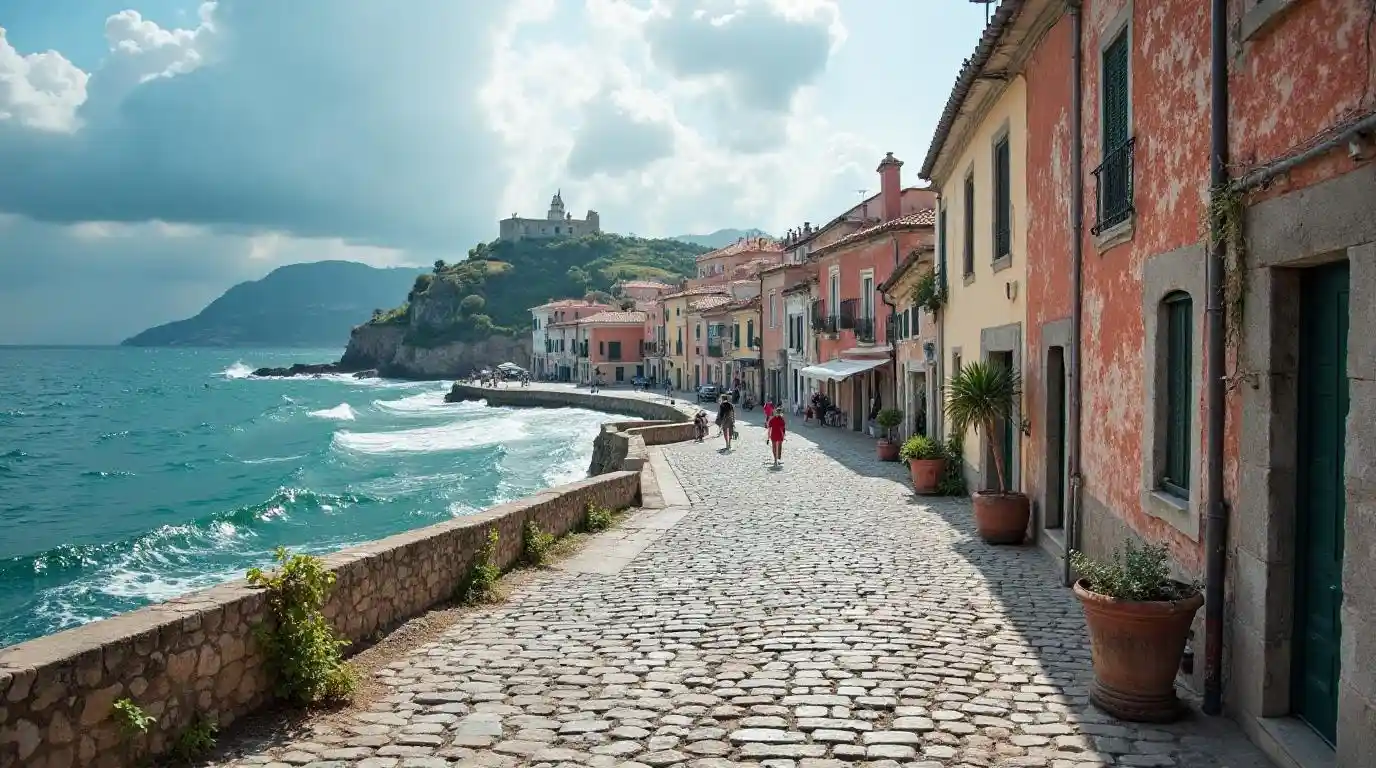Seaside Cobblestone Town