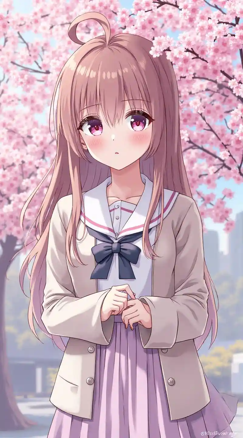 Cherry blossom girl