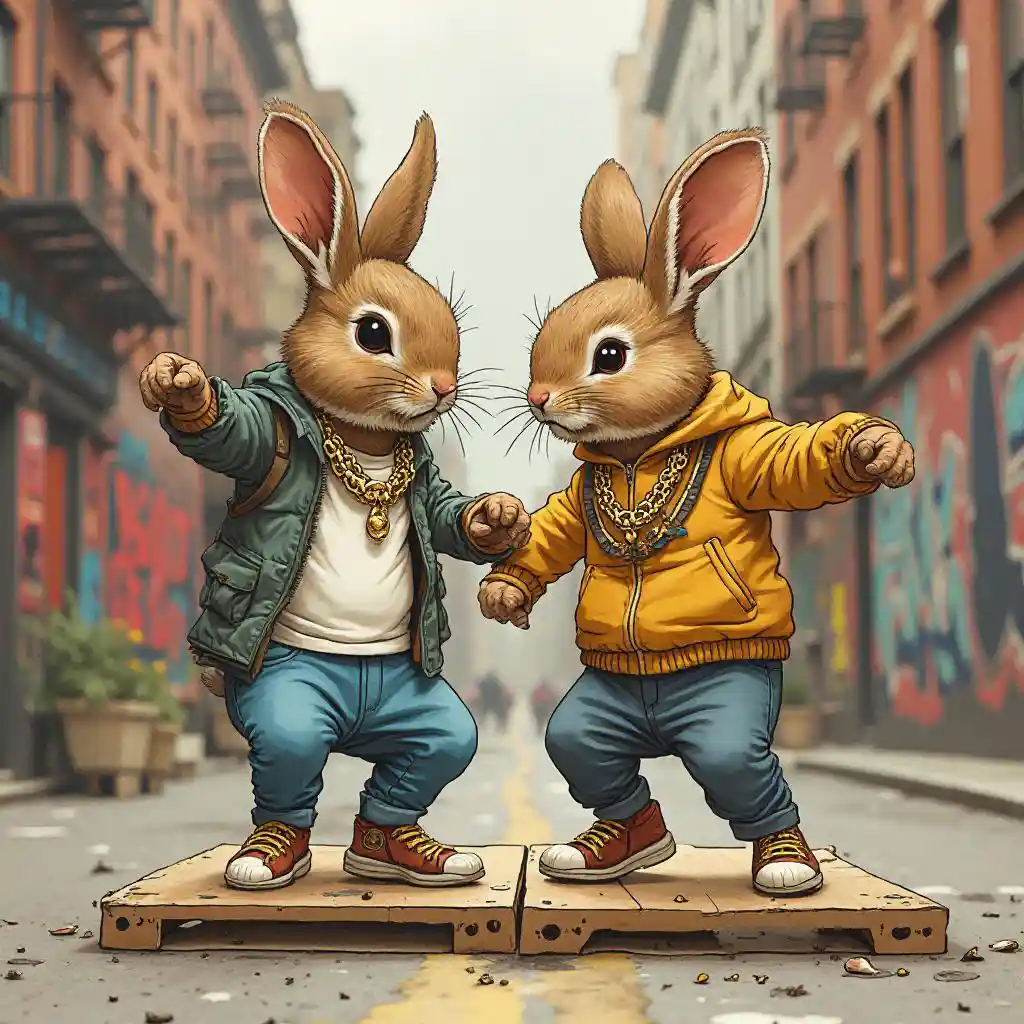 Rabbit Rappers Art