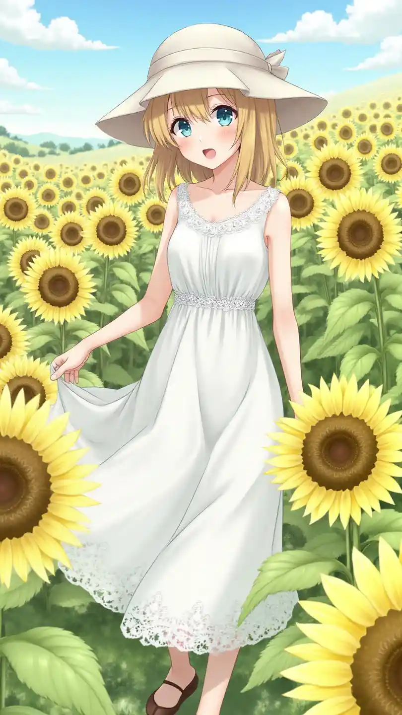 Fuwa Aika Auringonkukit