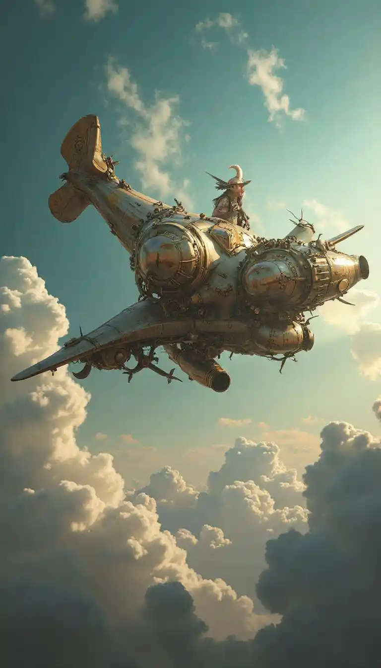 Steampunk Celestial Flight