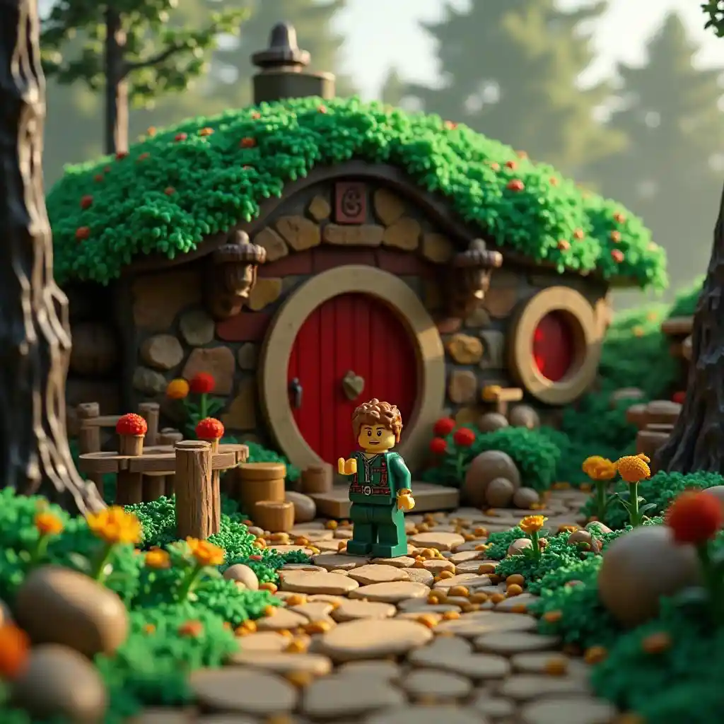 Hobbit LEGO Scene