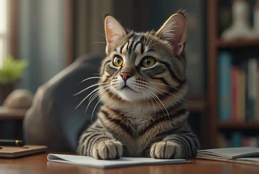 Офисная кошка