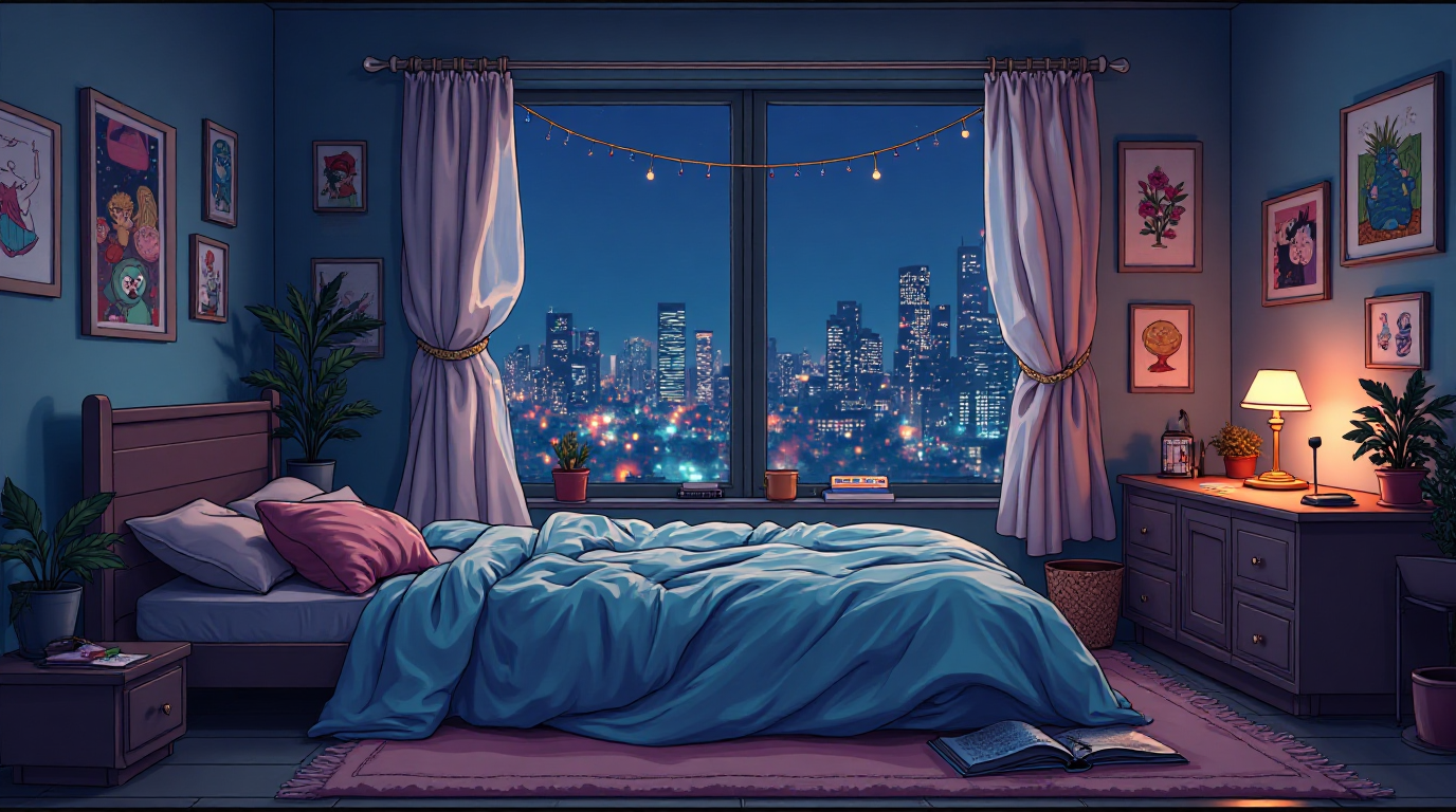 아늑한 십대 침실