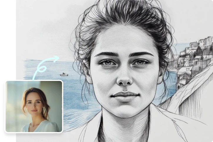 Realistic Pencil Hand-Drawn Effect