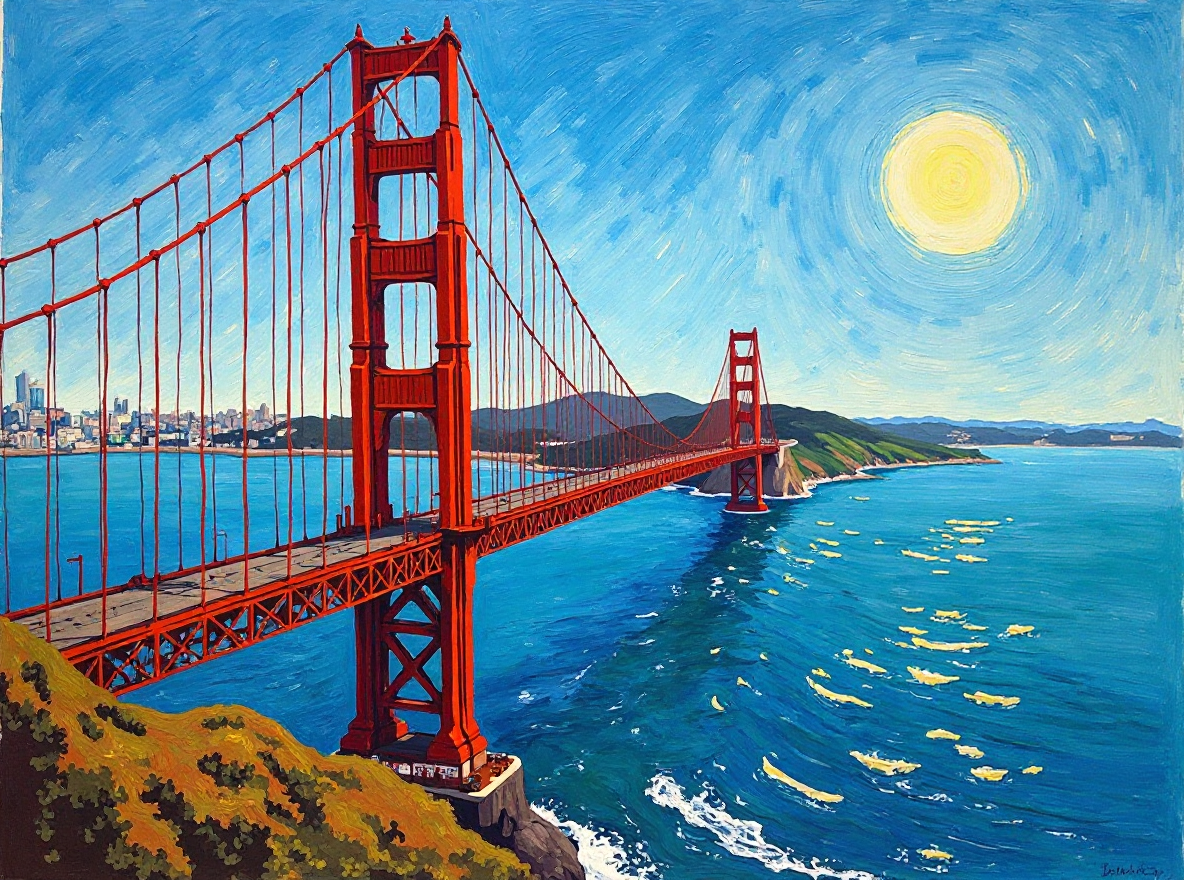 Most Złote Bramki Van Gogha