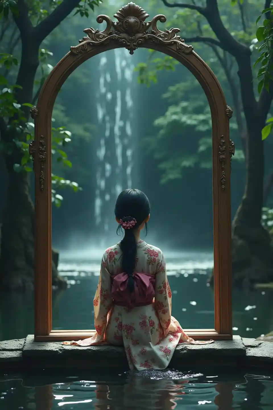 ਜਾਦੂਈ ਸ਼ੀਸ਼ੇ ਵਾਲੀ ਔਰਤ 