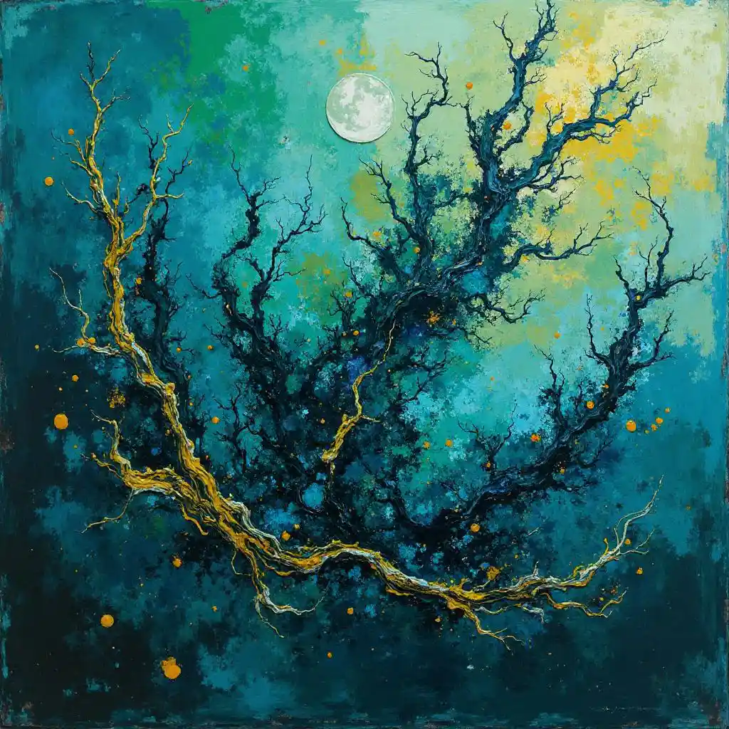 Seni Abstrak Warna-warni