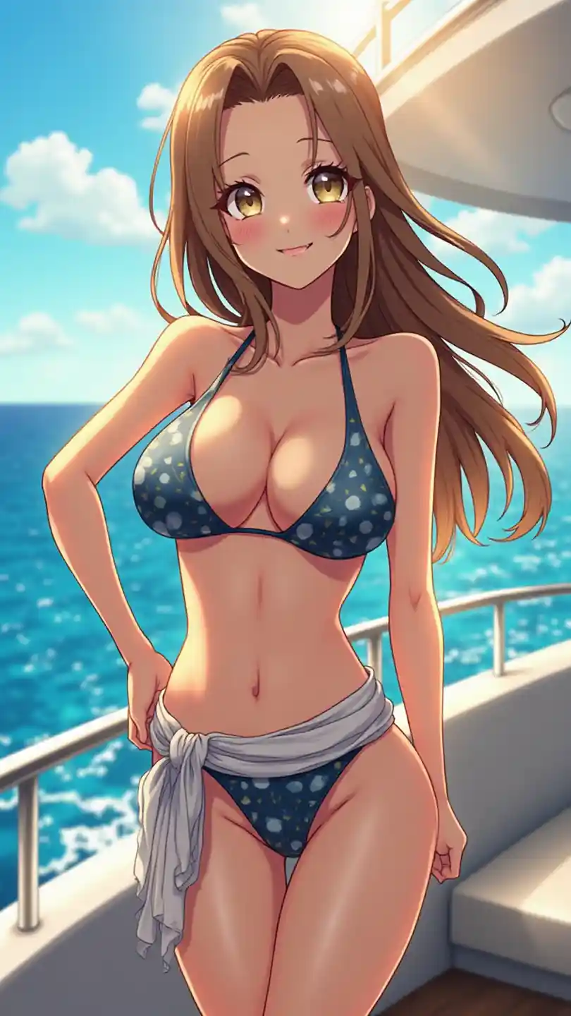 Аниме Яхта Красота