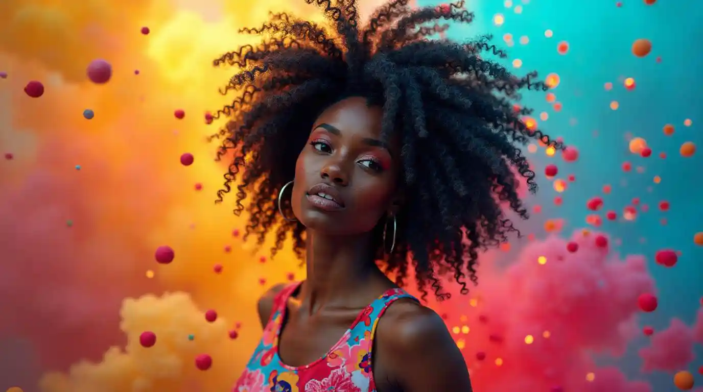 Colorful Fashion Portrait