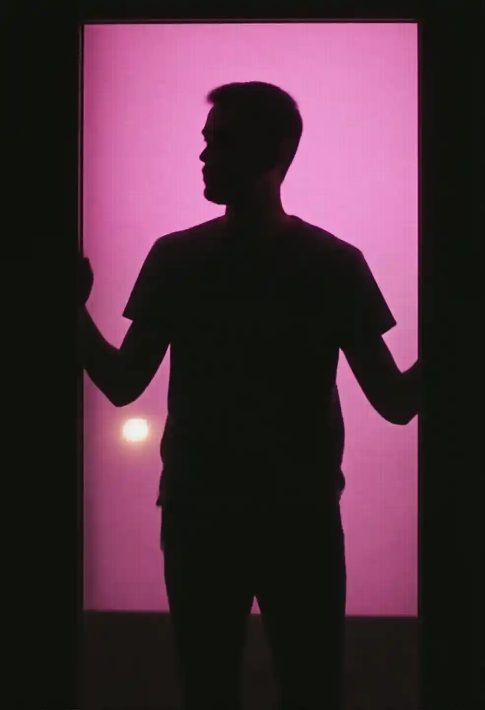 Pink Glow Silhouette