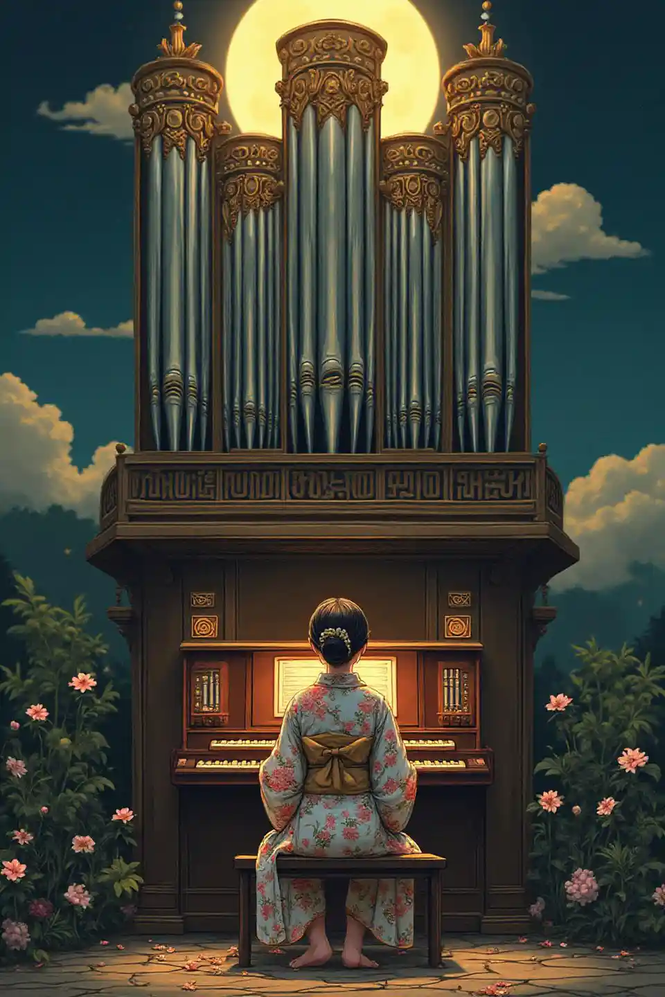 ਚੰਦਰਮਾ ਦੀ ਰੌਸ਼ਨੀ ਨਾਲ ਅੰਗਾਂ ਦੀ ਖੇਡ