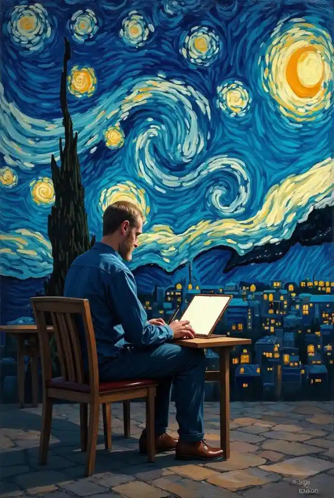 فن فان جوخ السريالي