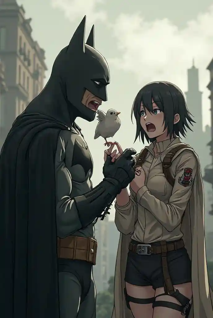 Batman Mikasa Scene