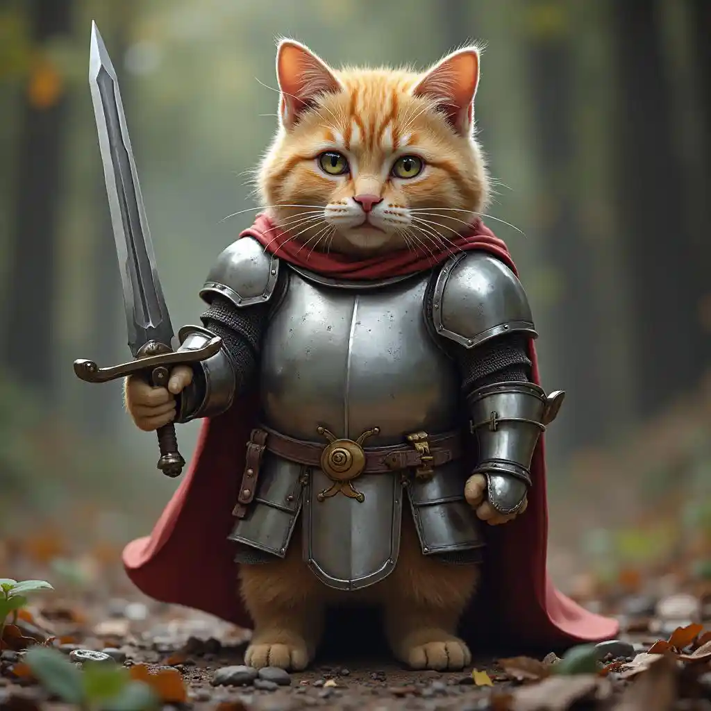 Gato Cavaleiro Gordo