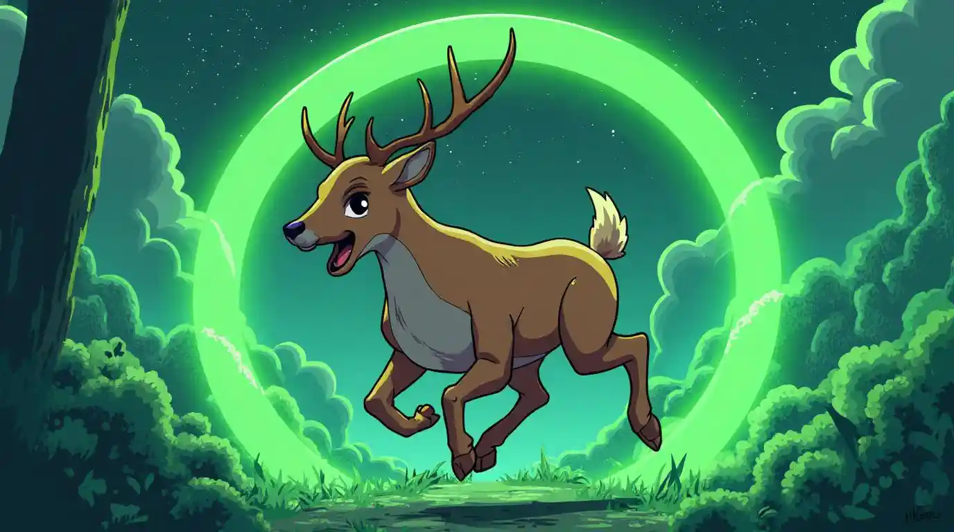 Anime Deer Art