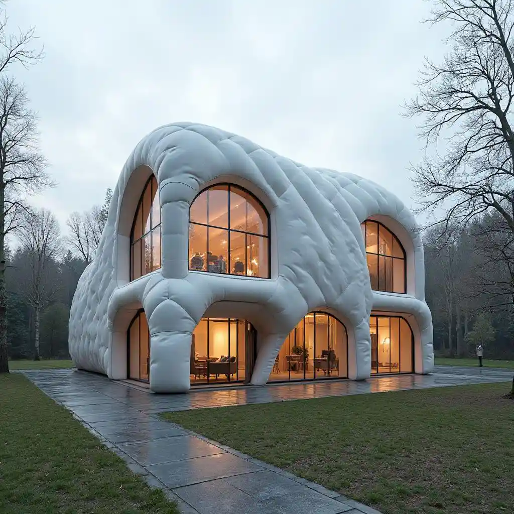 Inflatable-Style Building