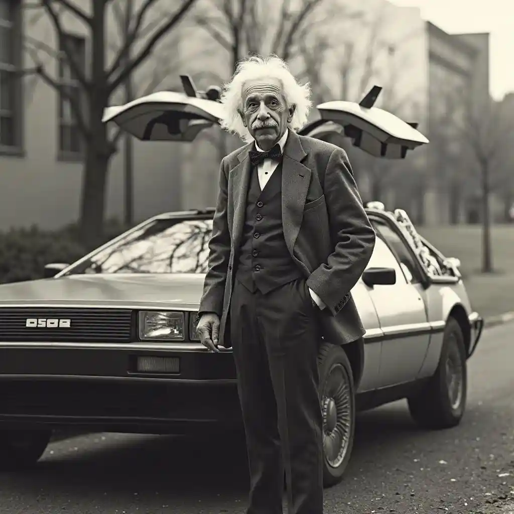 Einstein DeLorean Sanaa