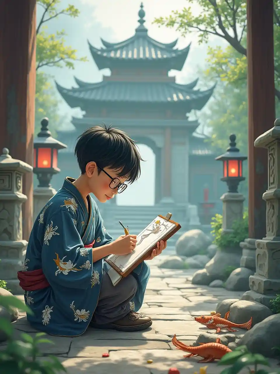 Mvulana wa Sketch ya Joka