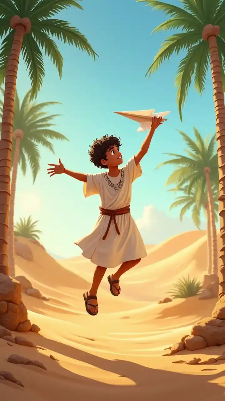 Çöl Oası Kağıt Uçak Macerası