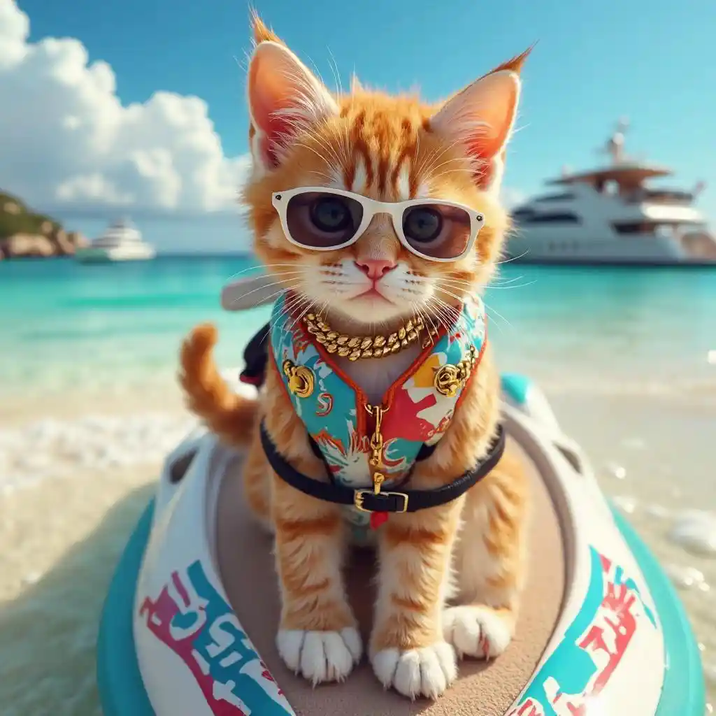 Glamorous Kitten Scene