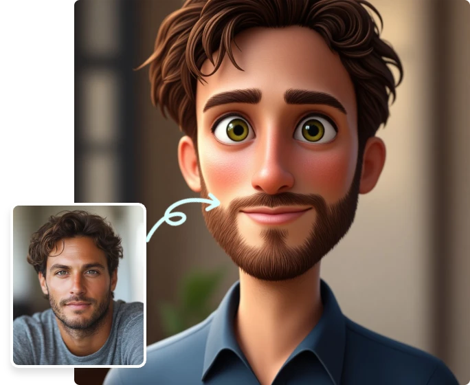 Whimsical Pixar-Style Portraits